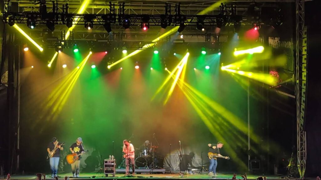 performers on stage