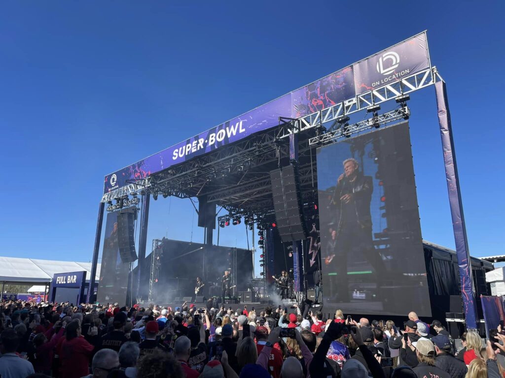Super Bowl stage