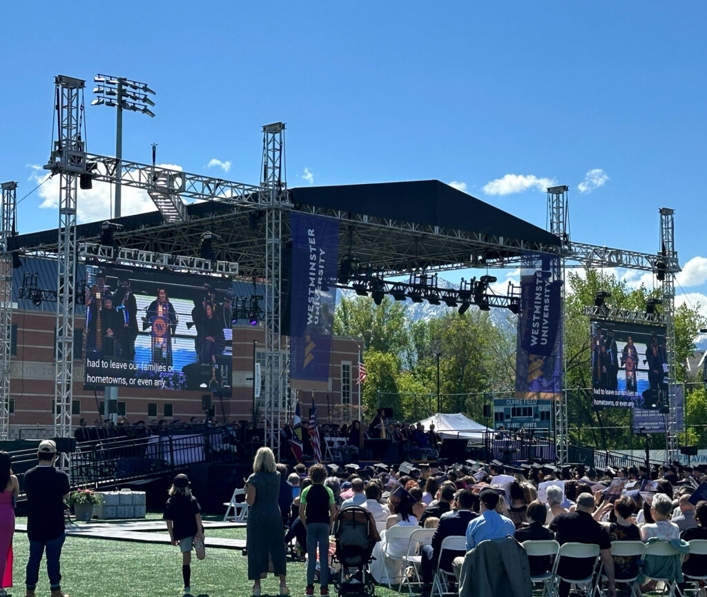 Westminster Graduation at Westminster University, Salt Lake City, UT
