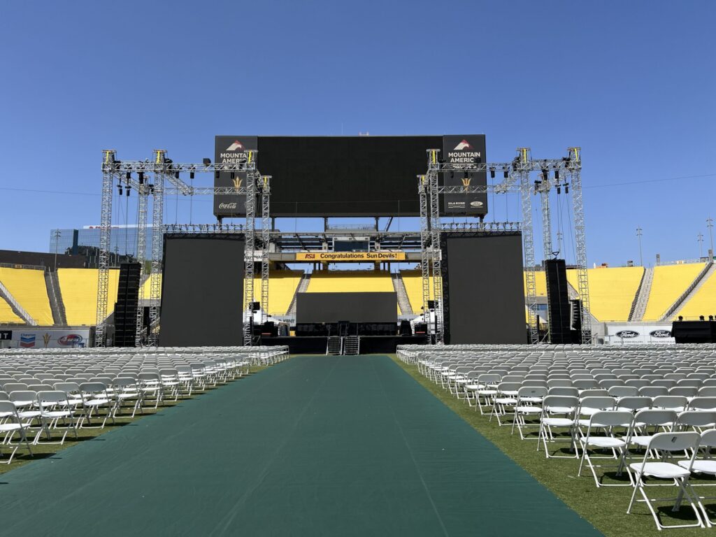 ASU Graduation, Tempe stage