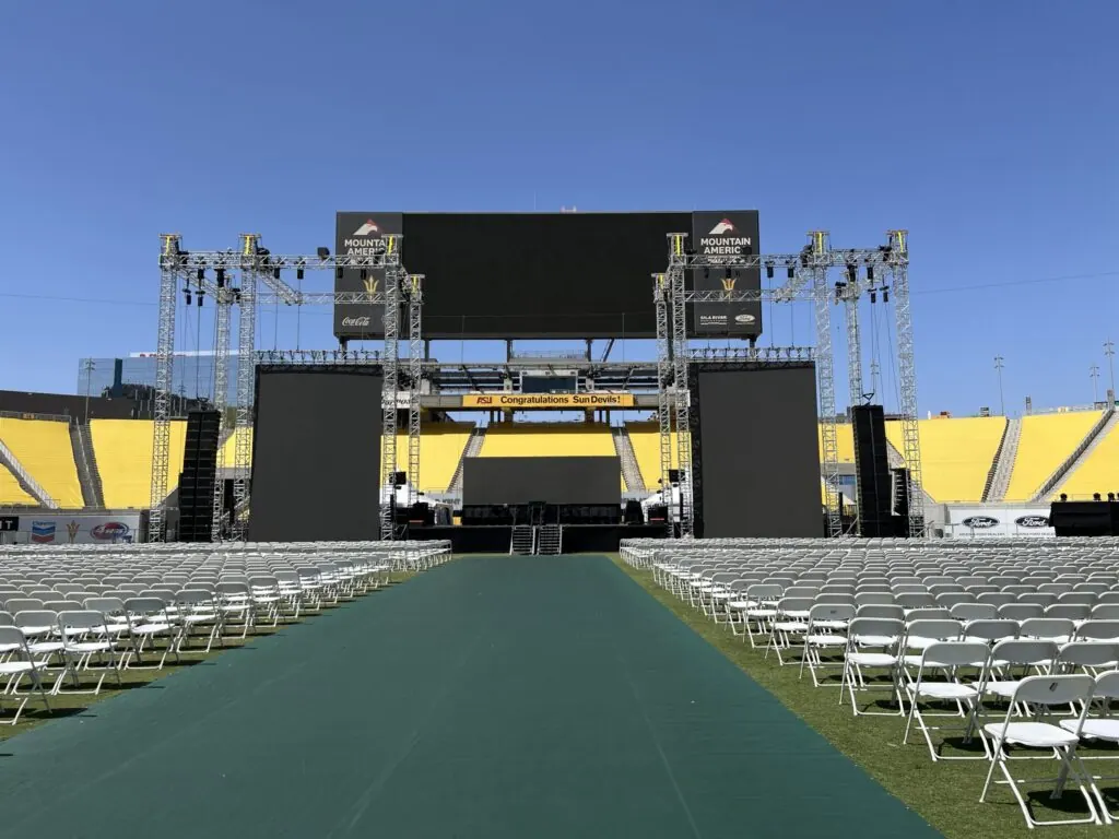 ASU Graduation, Tempe stage