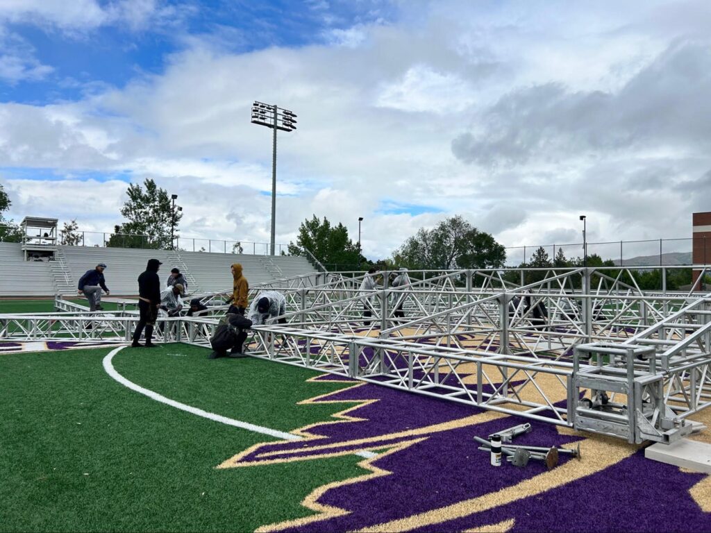 event staging rental