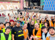 upstage crew smiling
